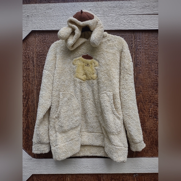 Sanrio Smiles Pompimourin Soft Fleece Graphic Hoodie Size Small - Picture 1 of 4
